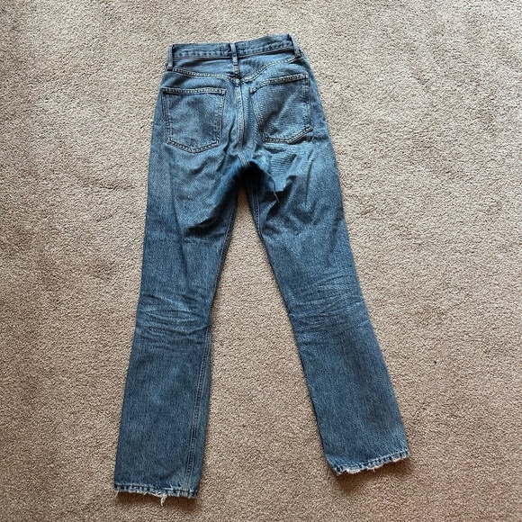 Size 23 Agolde Pinch-Waist Straight-Leg Jeans - Picture 2 of 3
